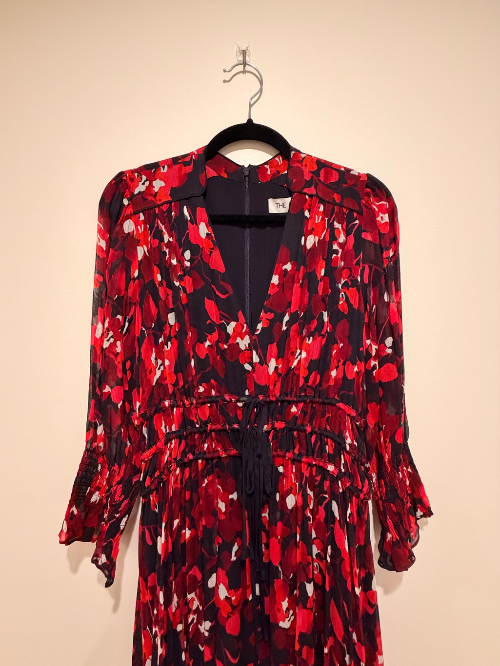 Nwt The Fold London Leone Midi Dress - 100% Silk - Size Us 8/ Uk 12 — image 2 of 7
